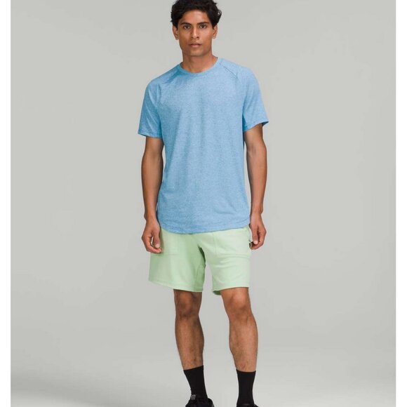 Lululemon Drysense Training Short Sleeve Shirt Heathered Poolside M - Picture 3 of 10